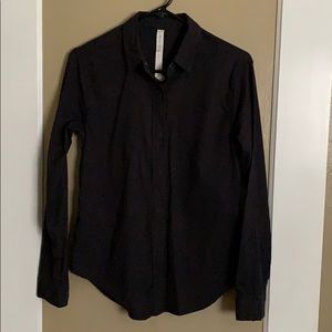 Lululemon button up canvas tee!!